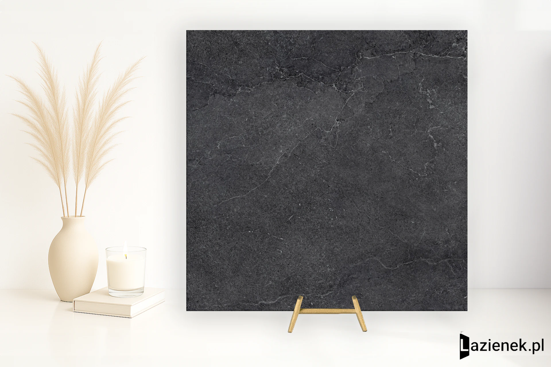 Cotto D'este Lithos Carbon miękki mat 120x120 cm gr. 7 mm - płytka rektyfikowana / EK8LT05
